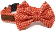 🎀 regal dog products cool bowtie collar: custom fit for xs to large dogs, cats, and puppies in multiple colors - perfect birthday gift for your fashionable pet! logo