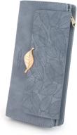 👝 apricot women's handbags & wallets with uto leather pattern organizer logo