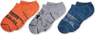 🧦 under armour youth phenom no show socks, 3-pair: high-performance comfort for active kids logo