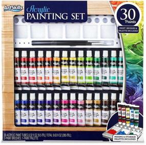 img 1 attached to ArtSkills 30 Pc Acrylic Painting Set
