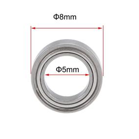 img 1 attached to Uxcell Stainless 5X8X2 5Mm Shielded Bearings