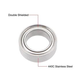 img 3 attached to Uxcell Stainless 5X8X2 5Mm Shielded Bearings