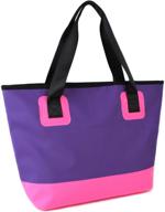 👜 urbanmover waterproof tote dry bag: stylish and spacious top-handle shoulder bag for women – ideal for beach, gym, travel, and outdoor activities логотип