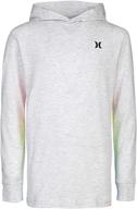 hurley boys long sleeve hooded t-shirt - no longer in stock logo