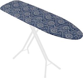 img 4 attached to 🌸 Westex Floral Paisley Deluxe Triple Layer Extra-Thick Ironing Board Cover & Pad | Laundry Solutions, 15" x 54" | IB0302A