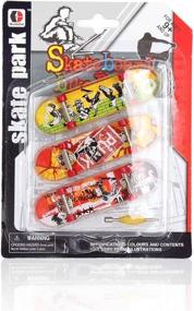 img 4 attached to TEENLEE Professional Fingerboard Skateboards Fingertips
