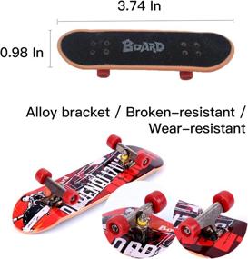 img 3 attached to TEENLEE Professional Fingerboard Skateboards Fingertips