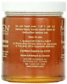 img 1 attached to 🧔 Moom M4men Hair Remover Refill Jar for Men: 12 Oz - Convenient Hair Removal Solution