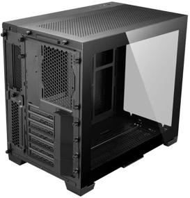 img 2 attached to 🖤 Lian-Li O11D Mini-X Mid Tower Case, Black, Supports ATX/Micro-ATX/Mini-ITX, 2x2.5" SSD & 2x3.5" HDD, Retail