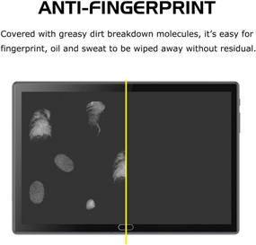 img 2 attached to 📱 Transwon【2-Pack】Tempered Glass Screen Protector for MEIZE K116/ZONKO K116/ FEONAL K116/ starry sky myth X-20 10 Inch Ten-Core Tablet: Ultimate Protection for Your Device