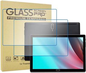 img 4 attached to 📱 Transwon【2-Pack】Tempered Glass Screen Protector for MEIZE K116/ZONKO K116/ FEONAL K116/ starry sky myth X-20 10 Inch Ten-Core Tablet: Ultimate Protection for Your Device