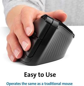 img 2 attached to 🖱️ Enhance Efficiency with Kensington Pro Fit Ergo Vertical Wireless Trackball (K75326WW)