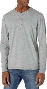 img 3 attached to Goodthreads Standard Cotton Long Sleeve Heather Men's Clothing for Shirts