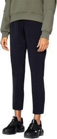 img 4 attached to AJISAI 7/8 Joggers Women's Travel Pants 👖 - Pockets, Lounge & Stretch Workout Casual Pants