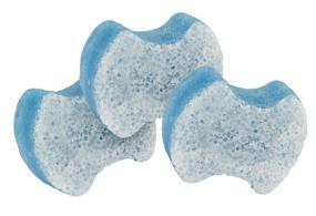 img 4 attached to 👣 Spongeables Pedi-Scrub Foot Buffer with Shea Butter & Tea Tree Oil - Clean & Fresh Scent. Exfoliating Sponge for Feet with Heel Buffer, Pedicure Oil. Pack of 3, over 20 Washes.