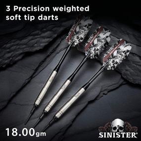 img 3 attached to 🎯 High-Quality Viper Sinister 95% Tungsten Soft Tip Darts