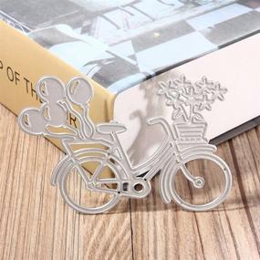 img 2 attached to 🚗 Versatile 6 Set Classic Cars Wheel Automotive Bicycle Book Travel Equipment Cutting Dies Stencils Frame Die Cuts Metal Template Mould DIY Scrapbook Card Making Tool – Perfect for Photo Album Scrapbooking and Paper Card Crafts