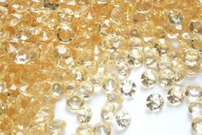 img 3 attached to 💎 Sparkling 8.0mm Champagne Wedding Diamond Confetti: 2 Ct, 1000 Pcs for Stunning Table Scatters and DIY Décor