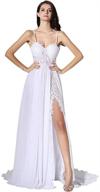 heartgown chiffon wedding spagetti backless women's clothing and dresses logo