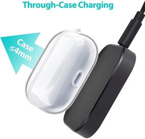 img 2 attached to Ultimate Wireless Charging Station for AirPods Pro - Boost your AirPods Pro power, Black