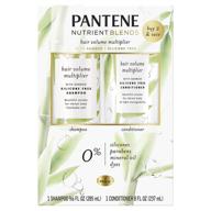 🎍 pantene bamboo hair volume boosting shampoo and conditioner duo pack for fine hair logo