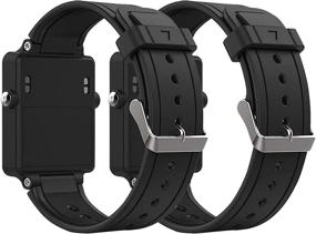 img 4 attached to 📌 HWHMH Силиконовые ремешки для замены Garmin Vivoactive - Превосходное качество и стиль (только ремешки)