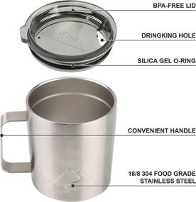 img 2 attached to Stainless Insulated Coffee Mug 803 019 – Keep Your Beverage Hotter for Longer!