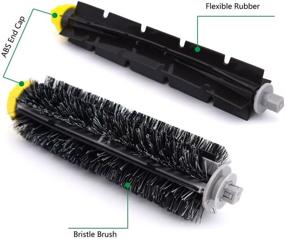 img 2 attached to 🔧 Neutop 3 Sets Bristle and Flexible Beater Brush Set Replacement for iRobot Roomba 600-700 Series: 614, 618, 620, 621, 630, 635, 640, 645, 650, 652, 655, 660, 665, 670, 671, 675, 680, 690, 692, 694, 695, 760, 770, 780, 790.