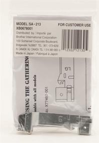 img 1 attached to 🧵 SA213 Brother Serger Gathering Foot: Enhance Your Sewing Experience