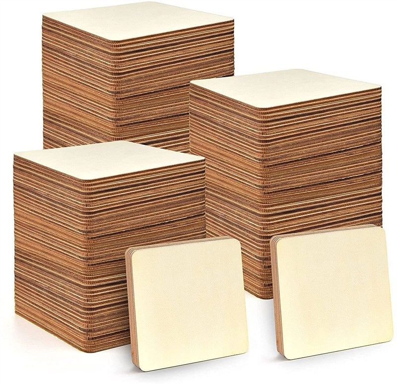 unfinished cutouts coasters ornaments decoration 로고