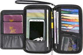img 3 attached to Family Passport Holder Document Organizer Travel Accessories