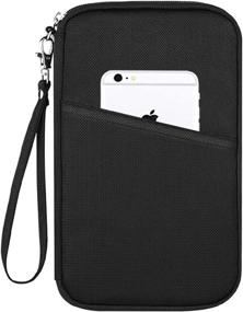 img 4 attached to Family Passport Holder Document Organizer Travel Accessories