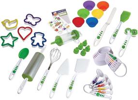 img 4 attached to 🧑 Fun and Functional: Curious Chef Children's 38-Piece Cookie & Cupcake Kit - Encourage Kids' Culinary Creativity!