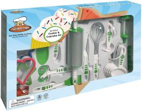 img 3 attached to 🧑 Fun and Functional: Curious Chef Children's 38-Piece Cookie & Cupcake Kit - Encourage Kids' Culinary Creativity!