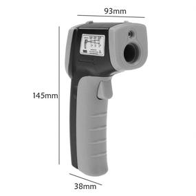 img 1 attached to GoolRC Digital Industrial Thermometer Non-Contact Temperature Gun with Backlight -50-380°C (Excludes Human Use) Battery Not Included - Grey