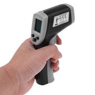 goolrc digital industrial thermometer non-contact temperature gun with backlight -50-380°c (excludes human use) battery not included - grey logo