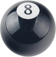 dewhel 2.25-дюймовый шар для бильярда 8 ball для ручки переключения передач trans am с вставкой m16 x 1.5 - черное покрытие | разработан для pontiac firebird, chevy chevrolet camaro 1982-2002 логотип
