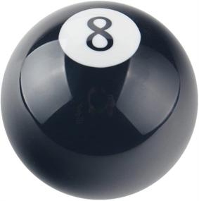 img 4 attached to Dewhel 2.25-дюймовый шар для бильярда 8 Ball для ручки переключения передач Trans Am с вставкой M16 x 1.5 - черное покрытие | Разработан для Pontiac Firebird, Chevy Chevrolet Camaro 1982-2002