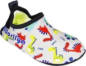 img 4 attached to Adorllya Girls Toddler Barefoot Surfing Girls' Shoes: Unleash Their Inner Mermaid with Reliable Comfort