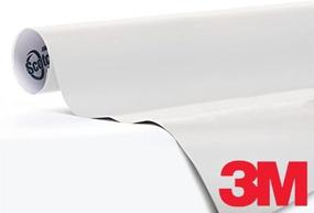 img 1 attached to Enhanced SEO: 3M 1080 Satin Pearl White Air-Release Vinyl Wrap Roll (0.5ft x 5ft)