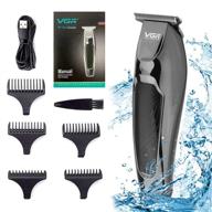 professional hair clippers for men - 6 level adjustable beard trimmer, electric haircut cutter shaver with 💇 household kit - suitable for home daily use, for men, kids, and pets - 6 in 1 usb charging logo