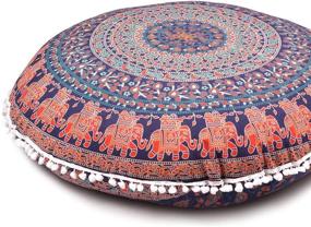 img 4 attached to THRIVING Bohemian Meditation Comfortable Decorative