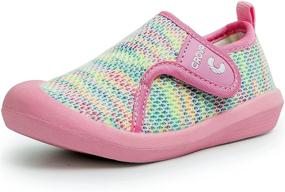 img 3 attached to CROVA Toddler Shoes Boys Girls Girls' Shoes for Athletic