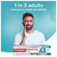 colgate toothpaste sensitive plus - 70g (sensitivity): relief for sensitive teeth logo