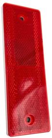 img 1 attached to 🚓 Universal Use Safety Kit: BAR Stick-on Reflectors for Cars, Trailer, Trucks, Camper RV, Van - Red, 2 PCS