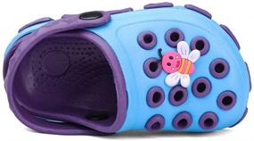img 3 attached to Boys' Lightweight Shockproof Non Slip Rose Slippers/U720SSKDDX - Shoes, Clogs & Mules