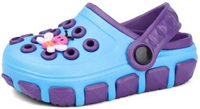 img 4 attached to Boys' Lightweight Shockproof Non Slip Rose Slippers/U720SSKDDX - Shoes, Clogs & Mules