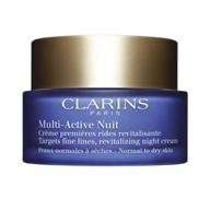 revitalize and nourish your skin with clarins multi-active night cream, 1.7 oz logo