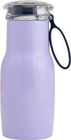 img 3 attached to 💧 Stay Hydrated in Style with the BYO Double Walled Flip Top Water Bottle, 10-Ounce - Hearts Design