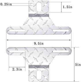 img 3 attached to NEBYWOLD Aluminum Trailer Mounting Trailers